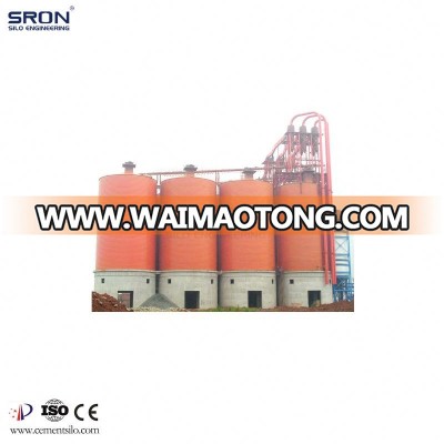 SRON Brand Steel Cement Silo with Cement Pump to Silo for Sale