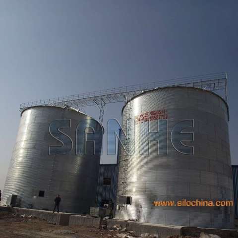 Assemble Galvanized Maize Storage Silo